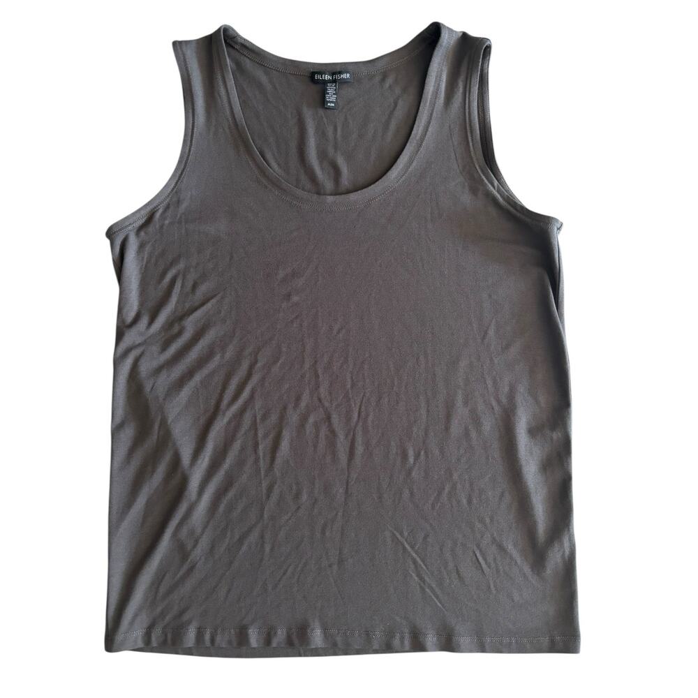 EILEEN FISHER BROWN TANK TOP SIZE MEDIUM NWOT
